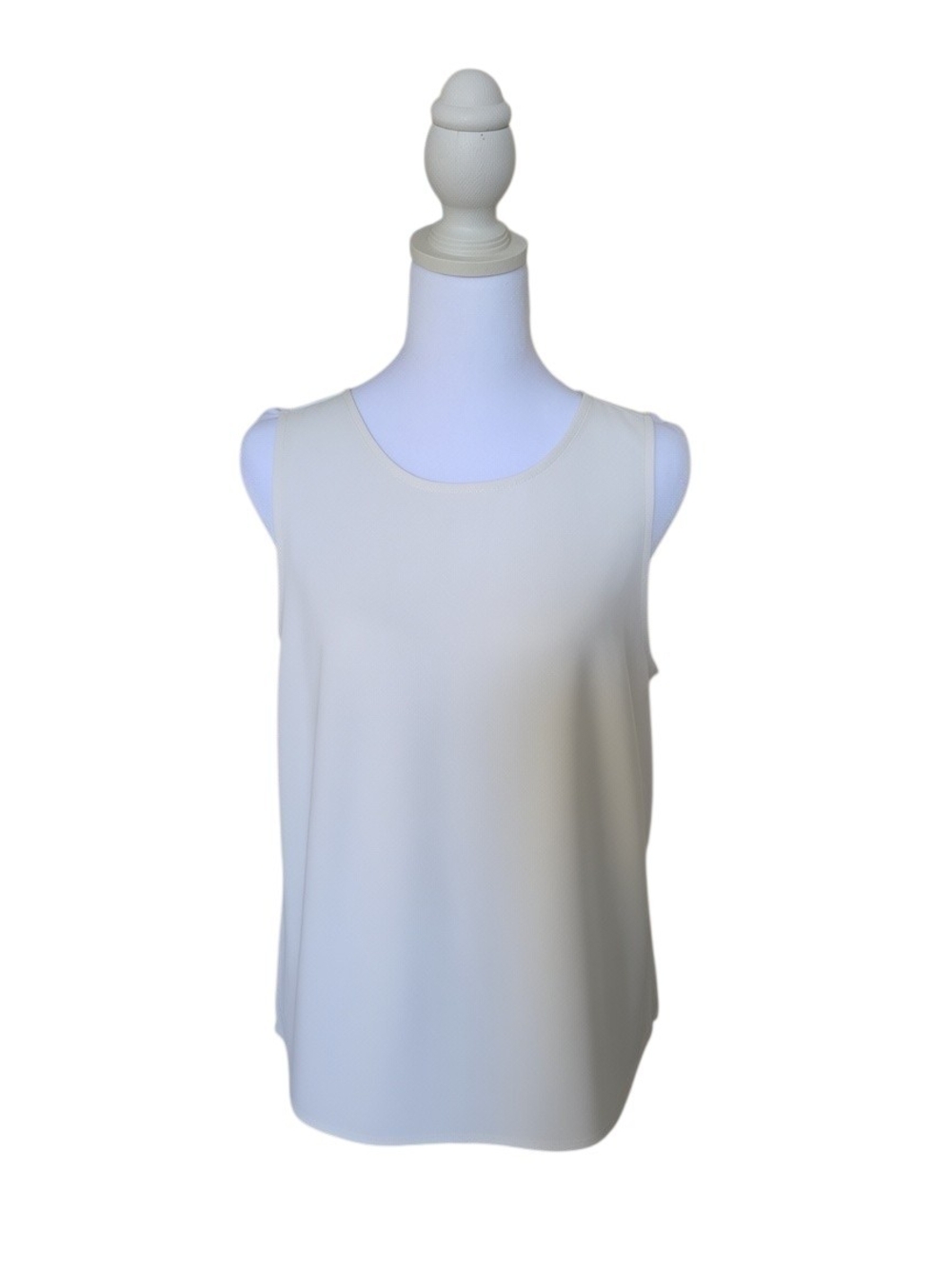 J. Crew Cream Sleeveless Shell Tank